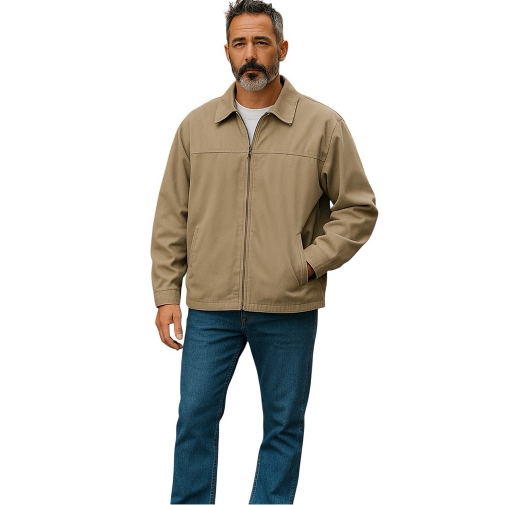 Eddie Bauer Chore Coat‎ Men’s 2X  Wool Lined Jacket Heavy Canvas Barn Work Biggy